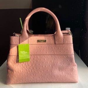 NWT KATE SPADE Charm City Ostrich Bag